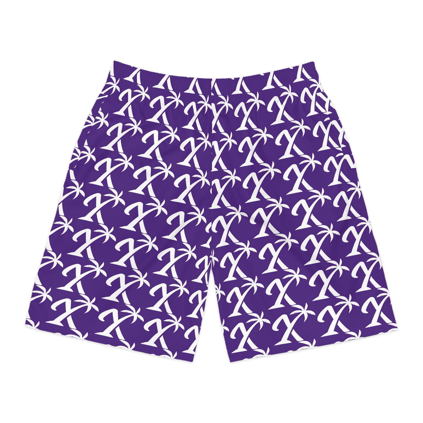 Purple X Island Men's Jogger Shorts - Stylish Summer Wear 2