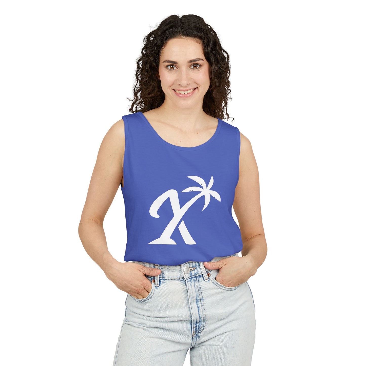 Unisex Garment-Dyed Tank Top for Summer Vibes - Perfect for Casual Outings & Beach Days