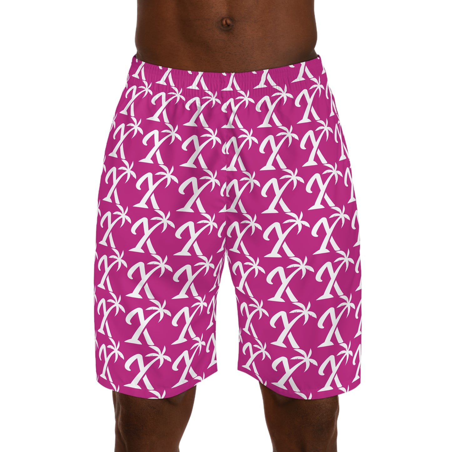 Pink X Island Men's Jogger Shorts  - Stylish Summer Wear 2