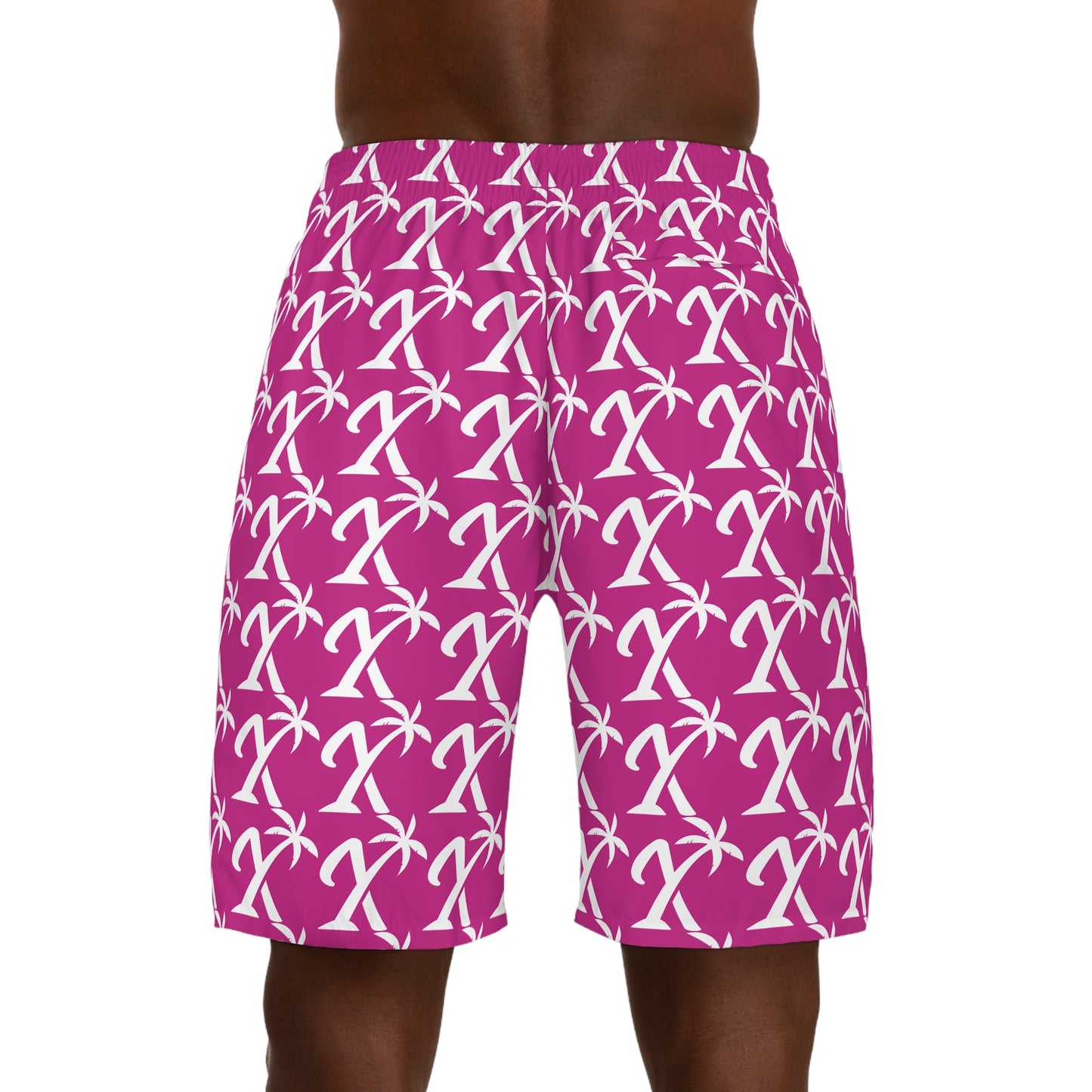 Pink X Island Men's Jogger Shorts  - Stylish Summer Wear 2