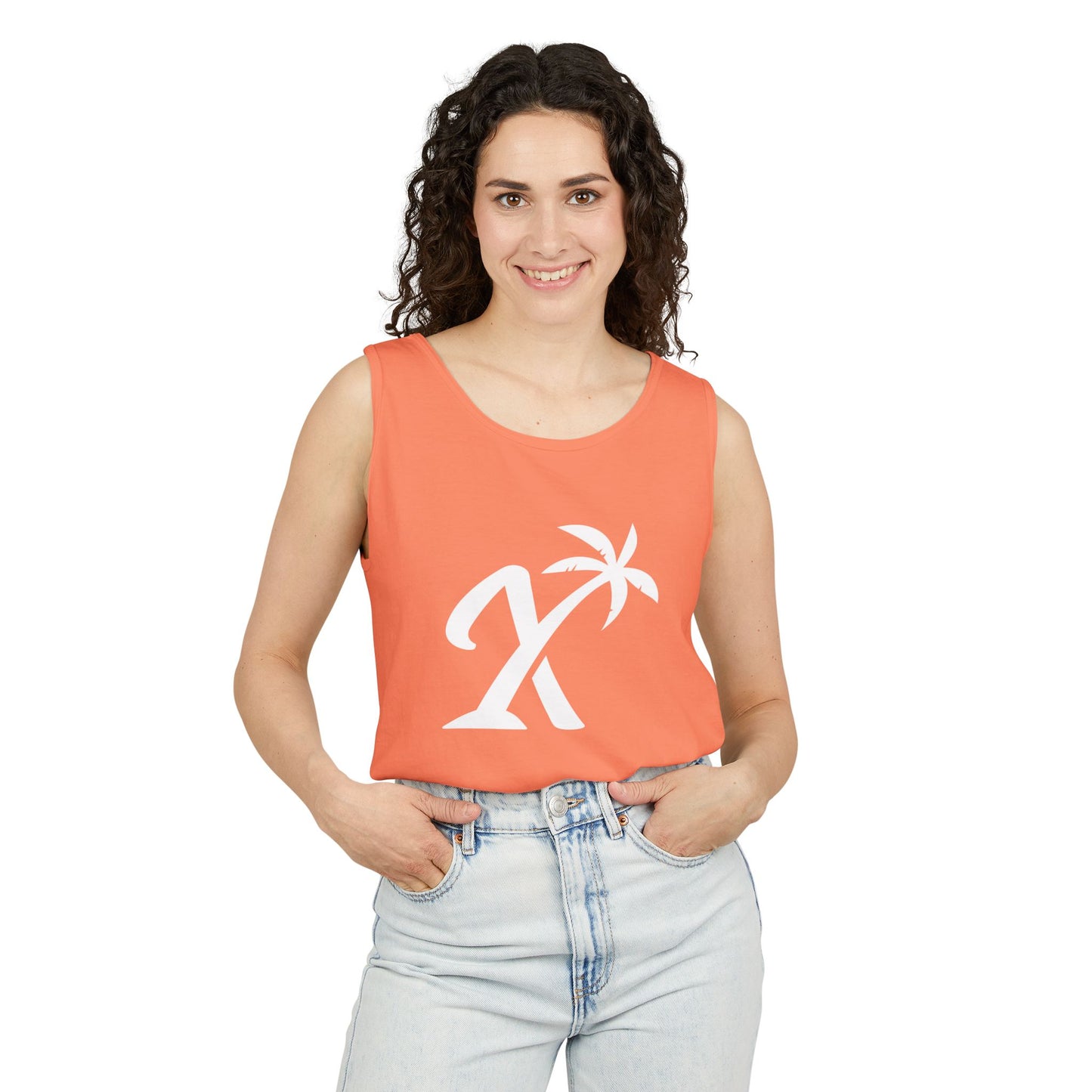 Unisex Garment-Dyed Tank Top for Summer Vibes - Perfect for Casual Outings & Beach Days